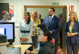 La Reina Letizia ha inaugurado hoy el curso de Formación Profesional 2023-2024.