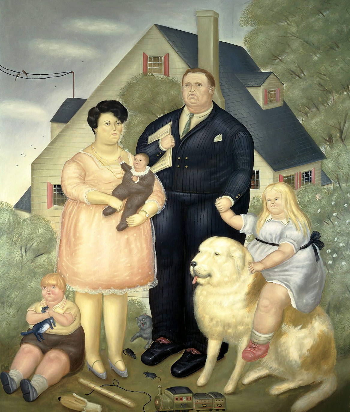 'Joachim Jean Aberbach y su familia'