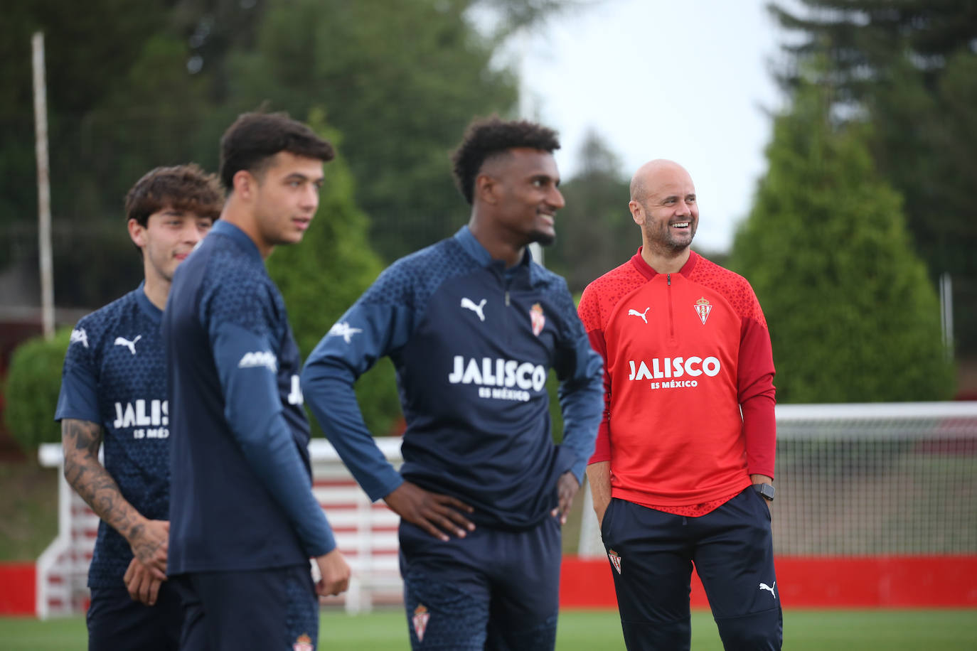 Entrenamiento del Sporting (15/09/23)