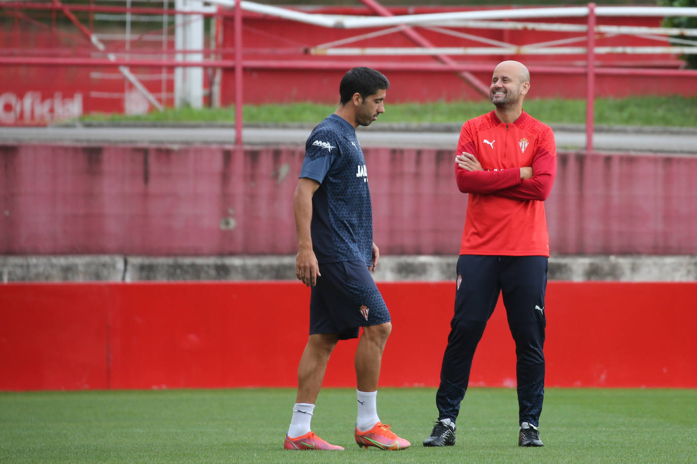 Entrenamiento del Sporting (15/09/23)