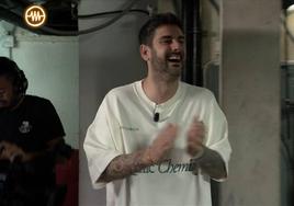 Melendi, durante su entrevista en 'La Resistencia'.