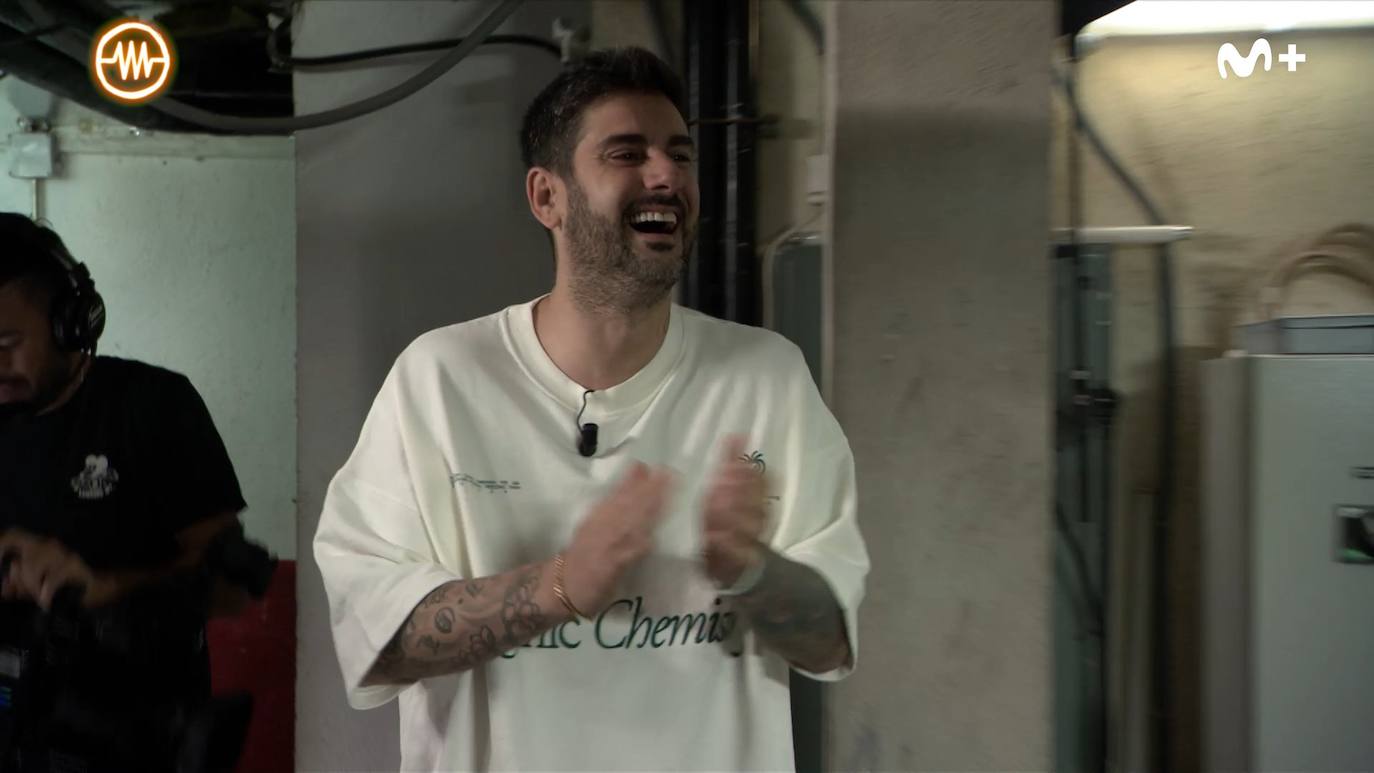 Melendi, durante su entrevista en 'La Resistencia'.