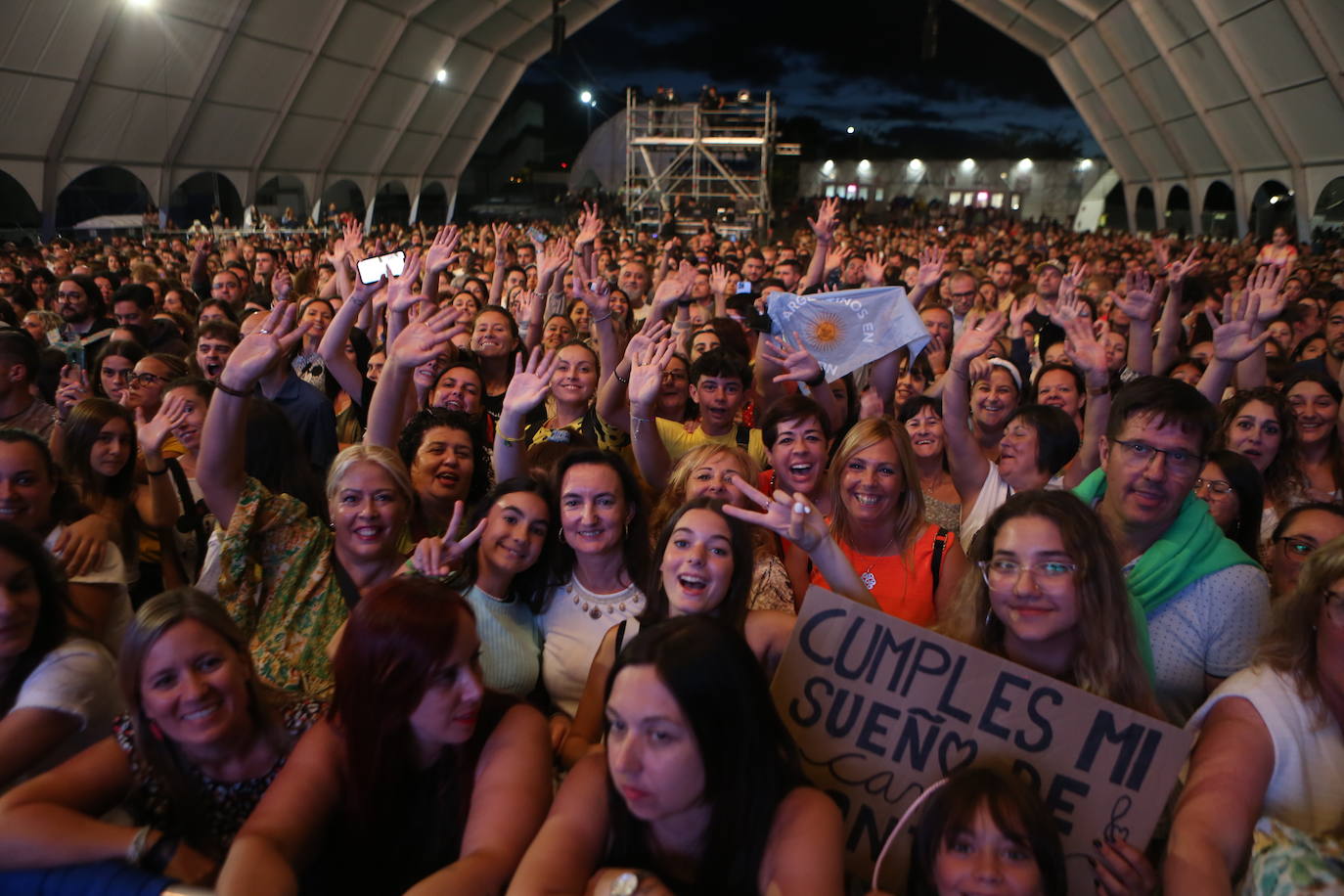 El concierto de Bisbal en San Mateo, en imágenes