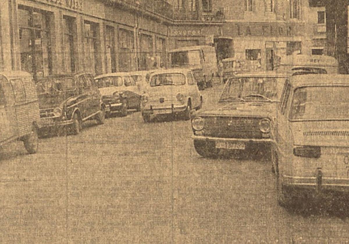 El tráfico en los alrededores del mercado de San Agustín.