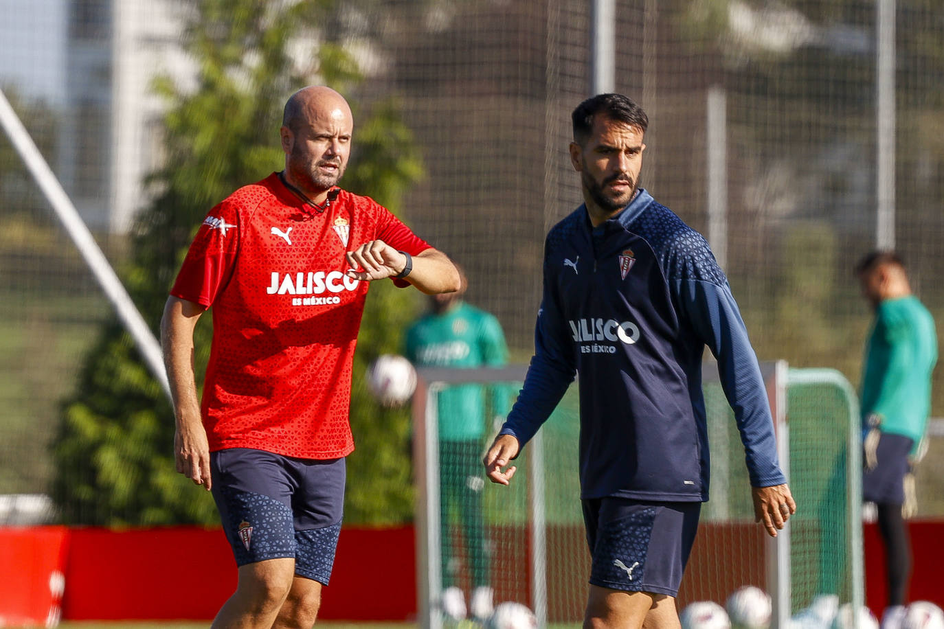 Entrenamiento del Sporting (19/09/2023)