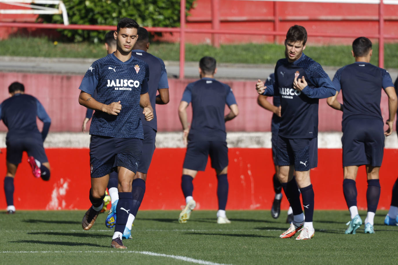 Entrenamiento del Sporting (19/09/2023)