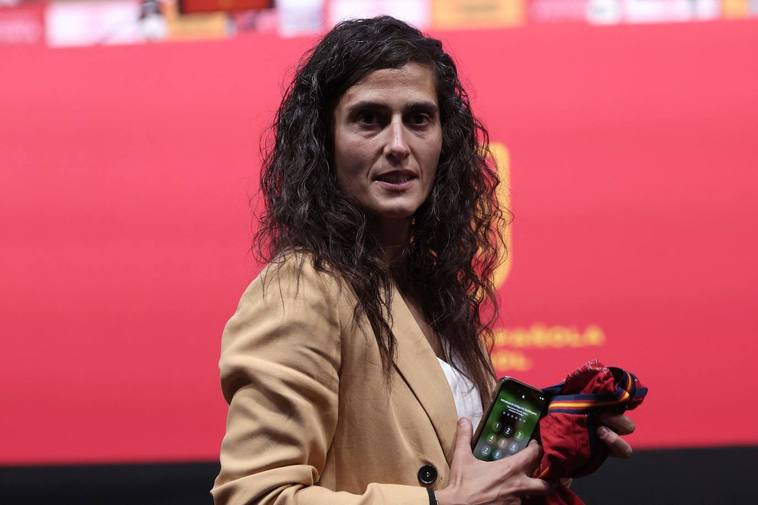 Montse Tomé, durante su primera convocatoria.