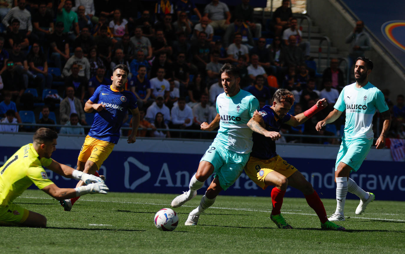 Las mejores imágenes del Andorra - Sporting