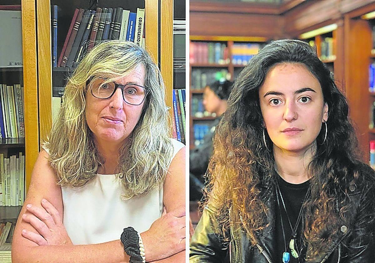 Silvia Gómez e Irma Martínez.