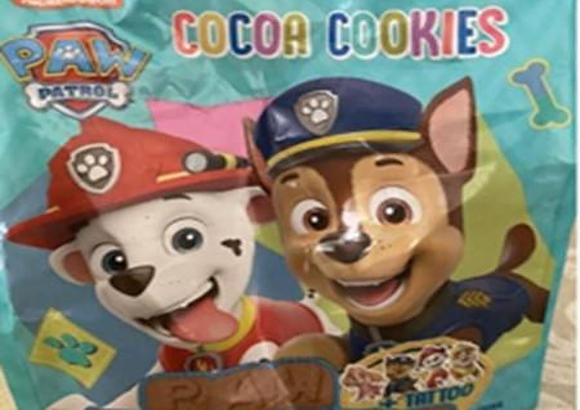 Galletas retiradas del mercado.