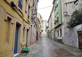 Una calle de Cimavilla.