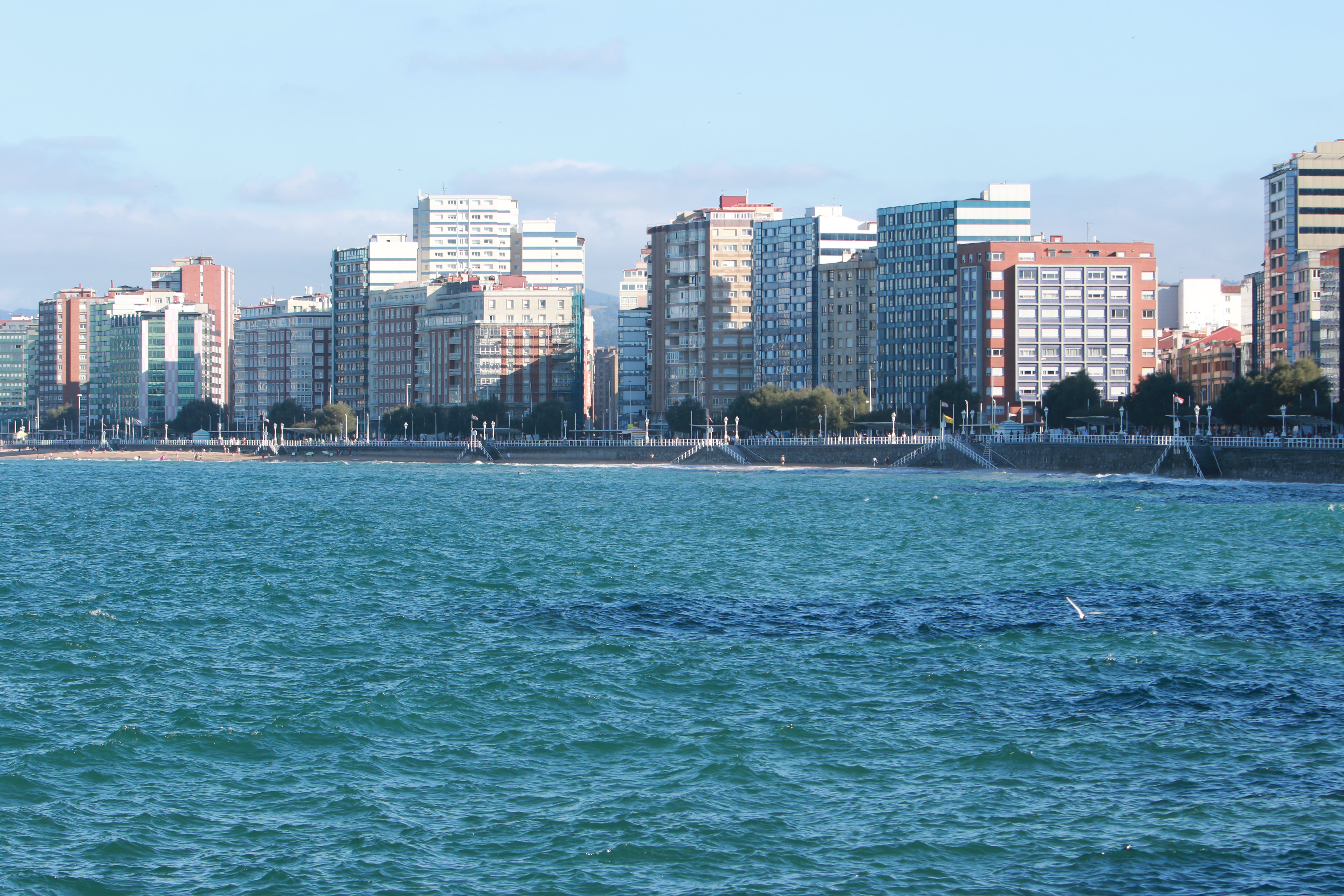 La gran mareona de septiembre en Gijón