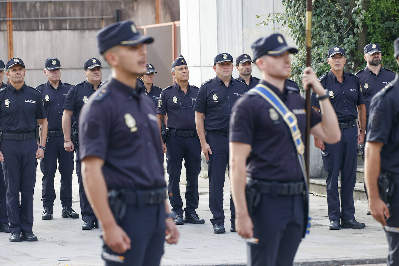 La Policía Nacional rinde honores a sus difuntos