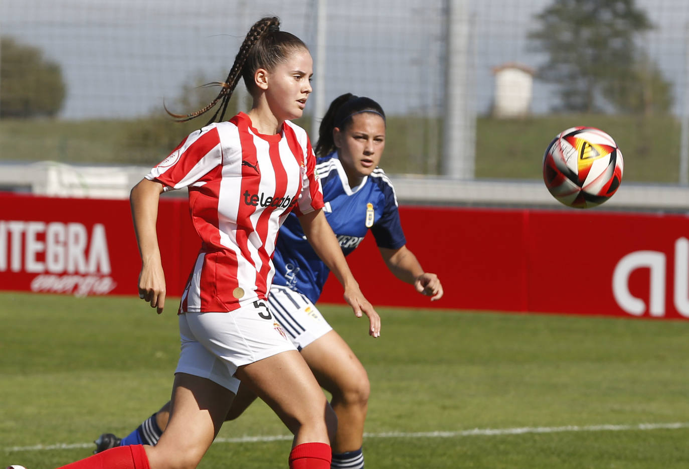 Las mejores imágenes del derbi asturiano femenino Sporting - Oviedo