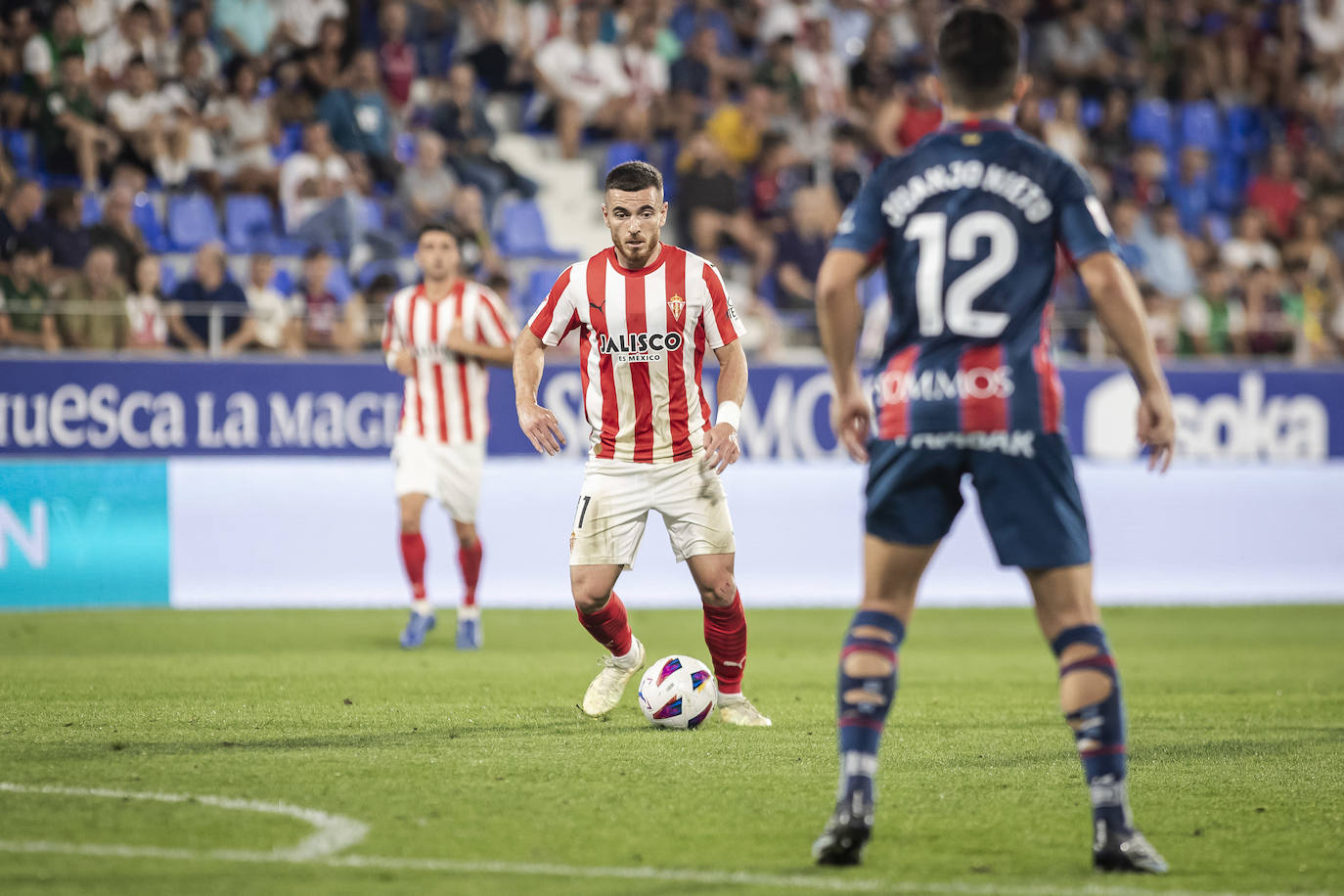 Las mejores imágenes del Huesca - Sporting