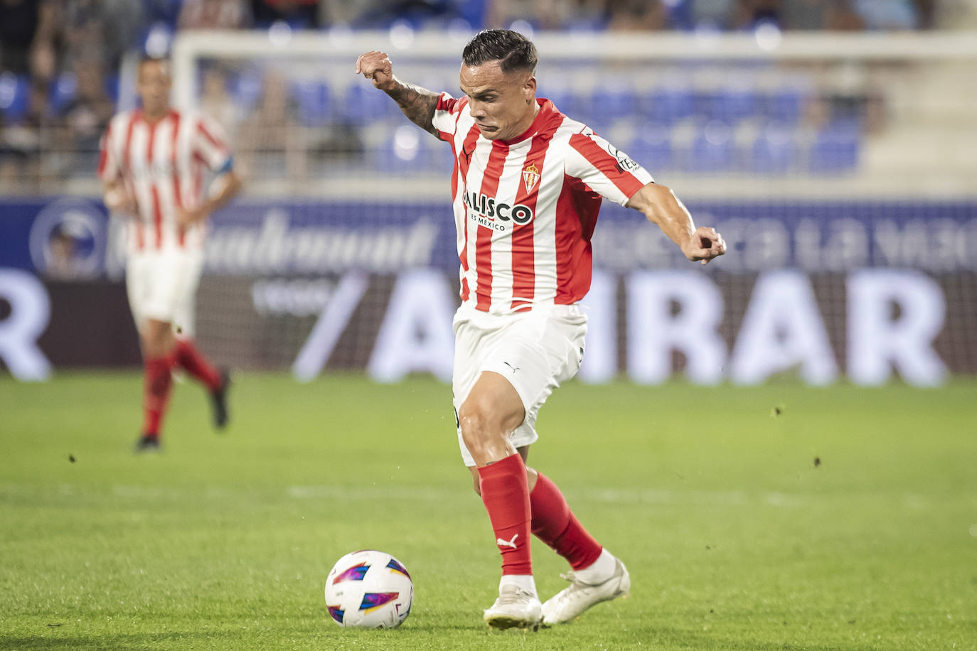 Las mejores imágenes del Huesca - Sporting