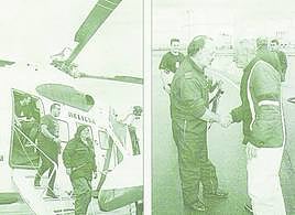 Llegada del matrimonio a El Musel.