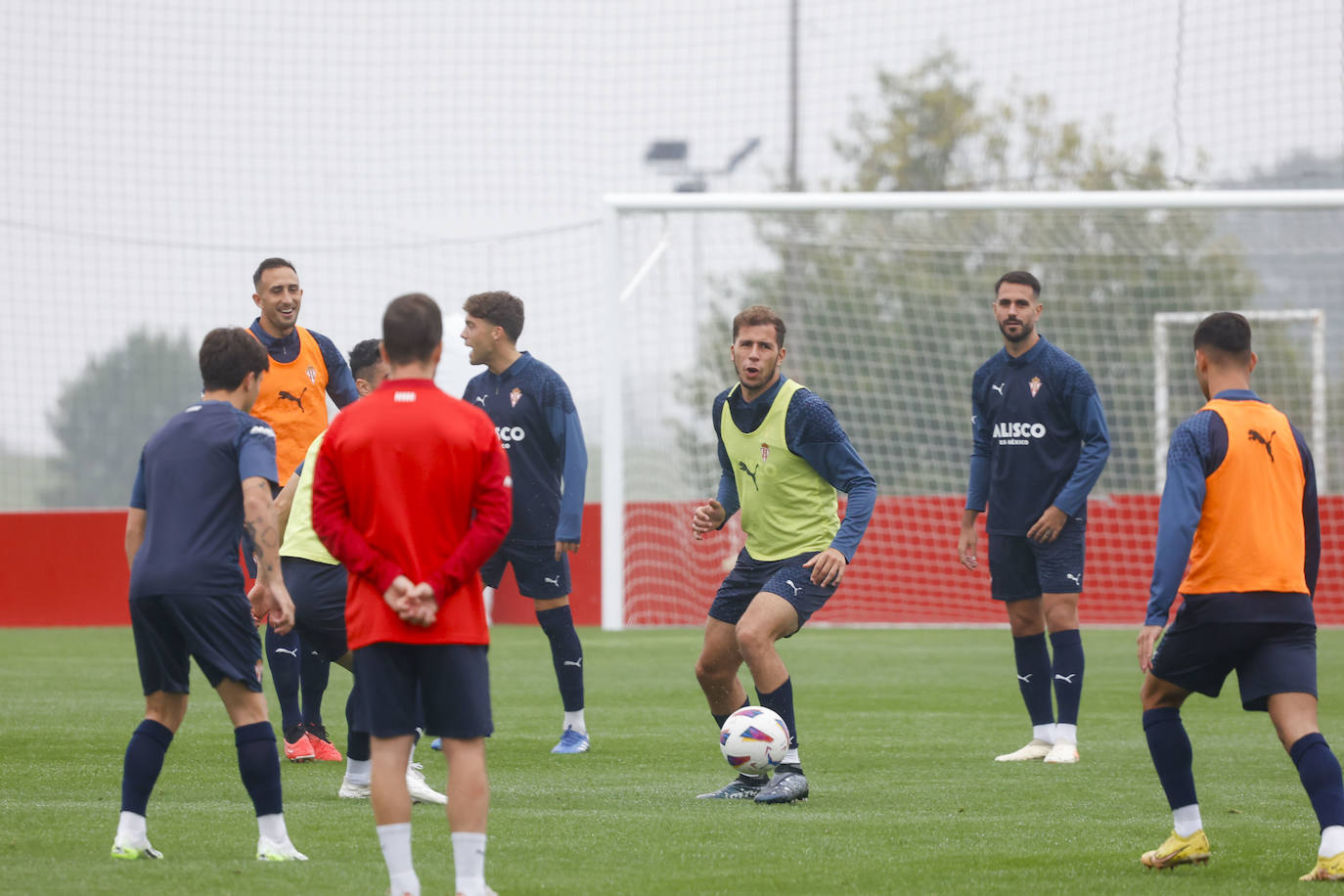 Entrenamiento del Sporting (06/10/23)