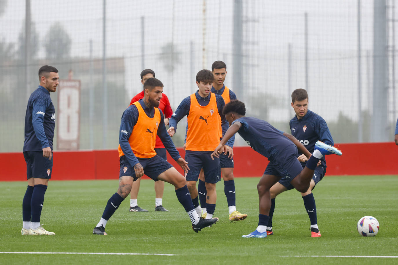 Entrenamiento del Sporting (06/10/23)