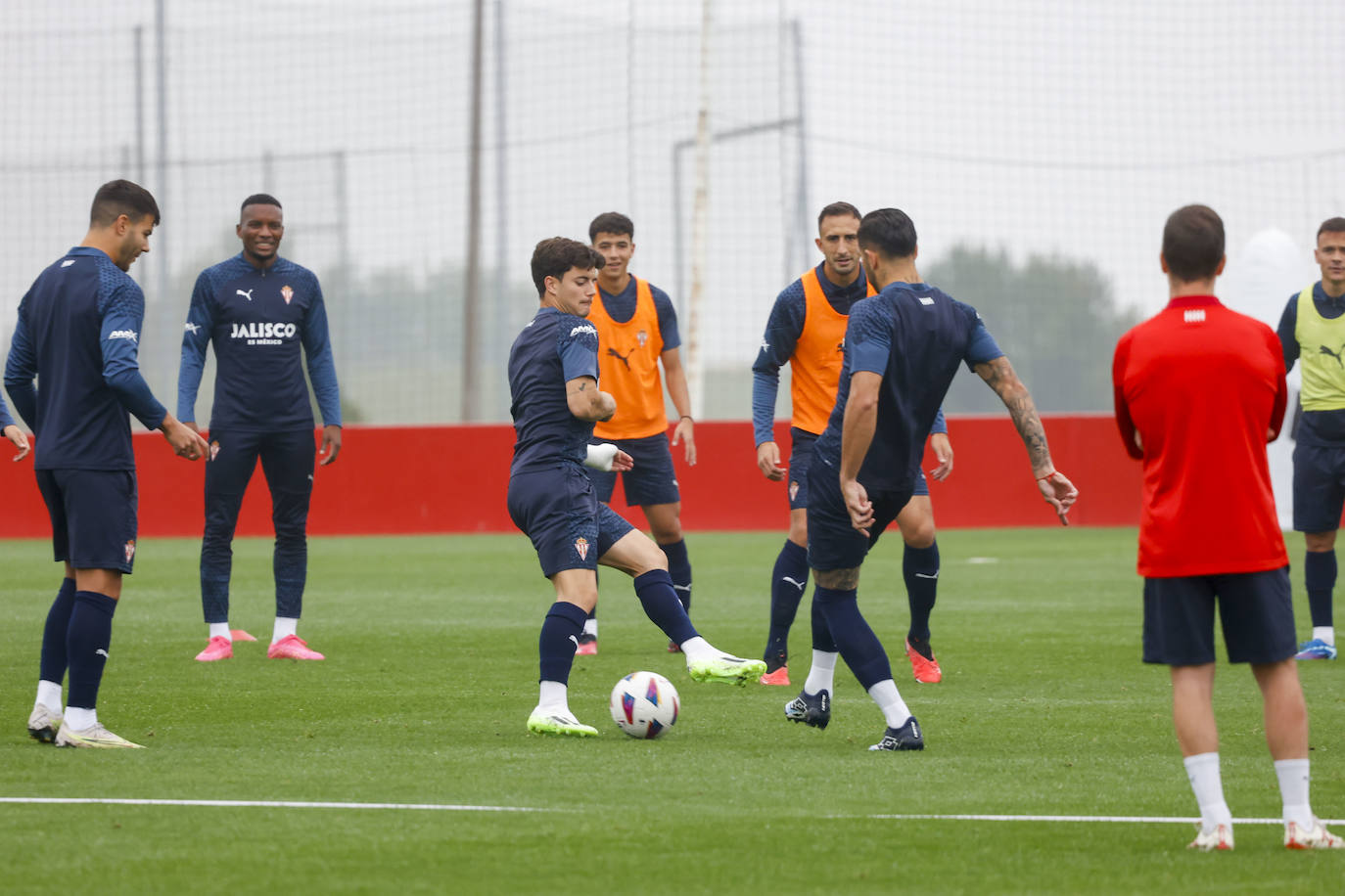 Entrenamiento del Sporting (06/10/23)