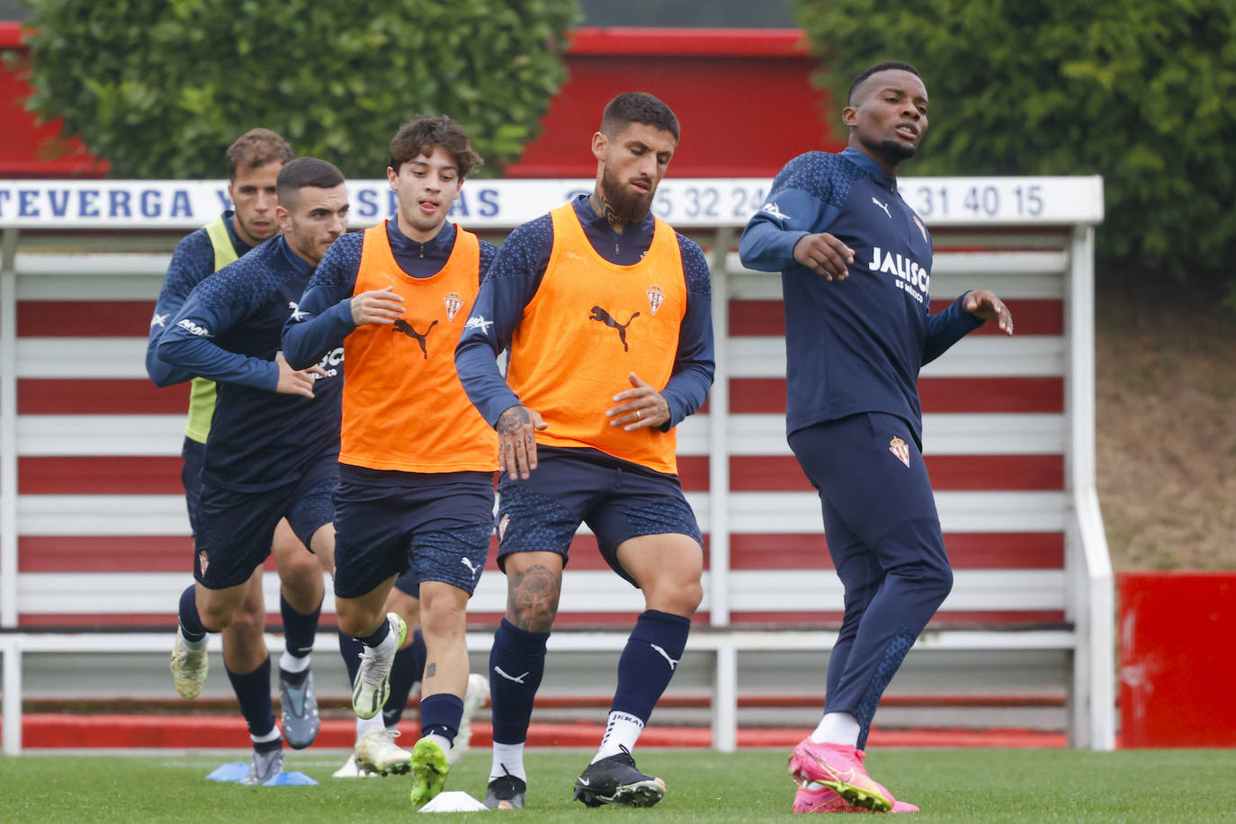 Entrenamiento del Sporting (06/10/23)