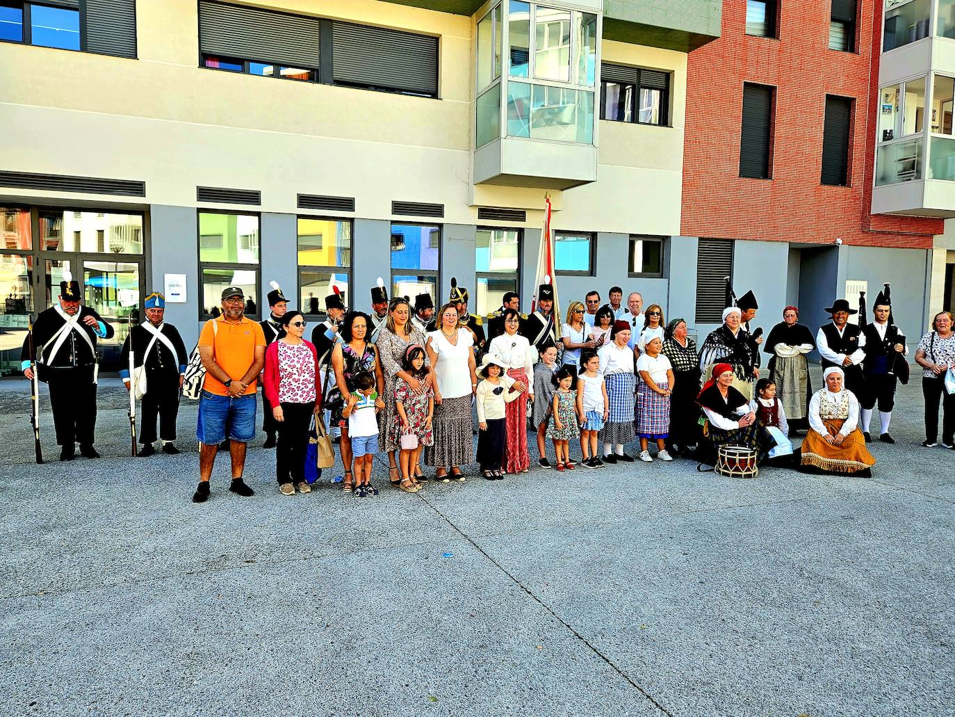 Recreación histórica en Tineo del homenaje al general Riego