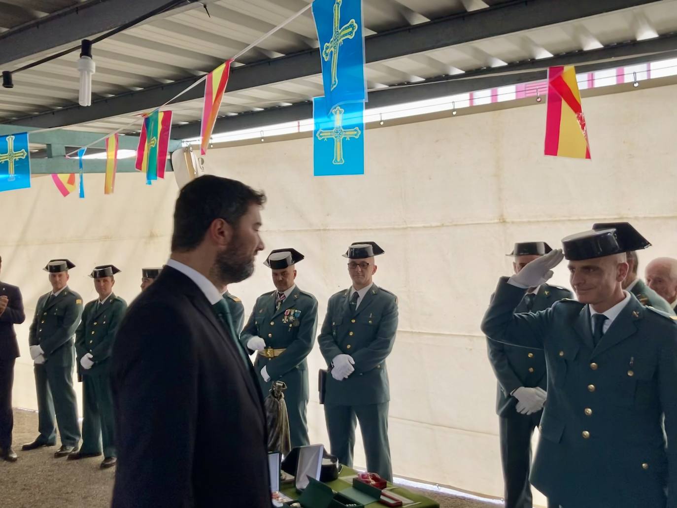 Así ha sido la celebración de la Guardia Civil por su patrona en Luarca