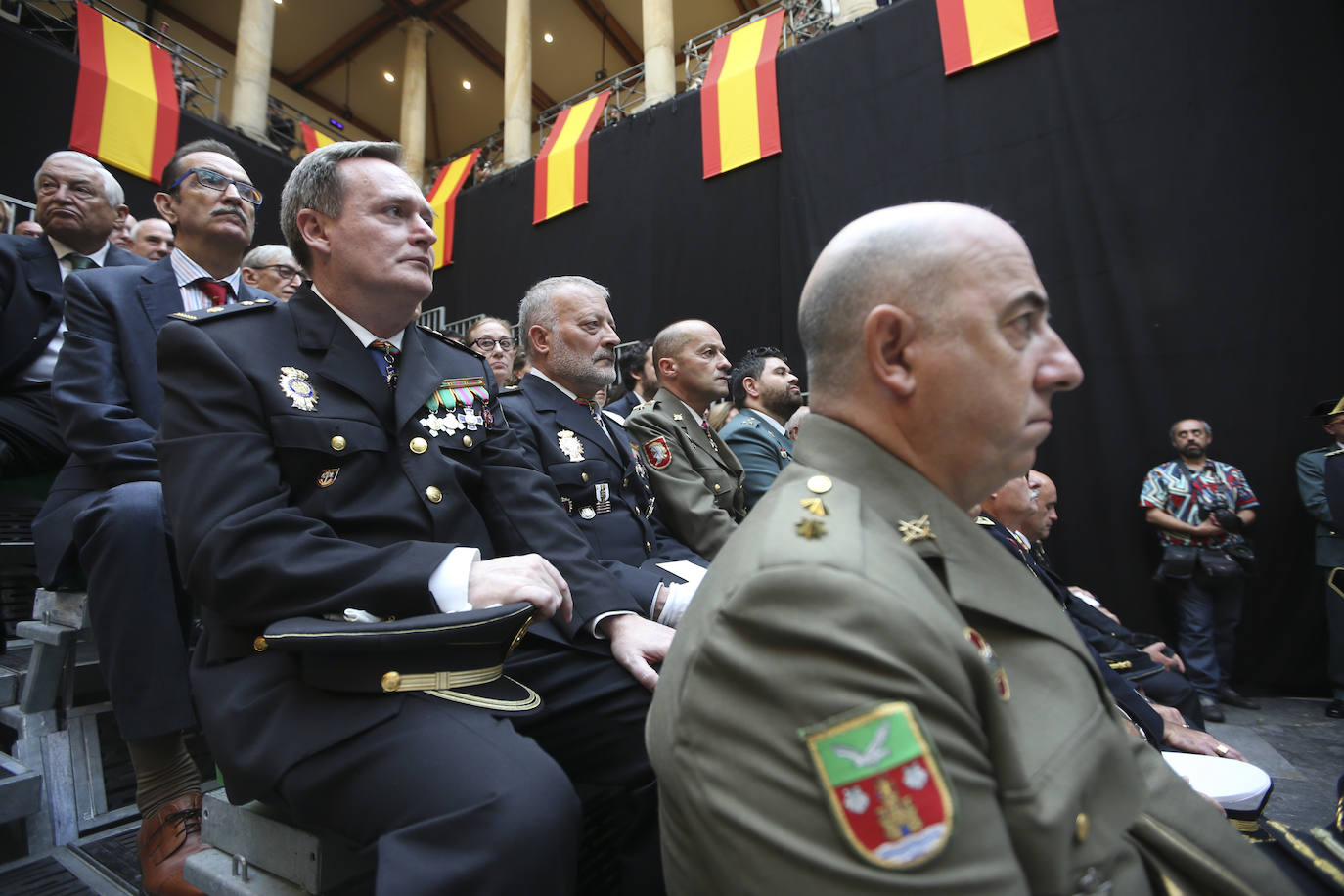 Honores y reconocimientos en Gijón por la patrona de la Guardia Civil