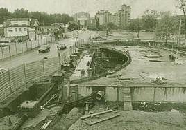 Las obras del 'Puentón'.