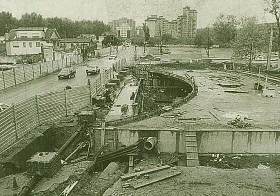 Las obras del 'Puentón'.