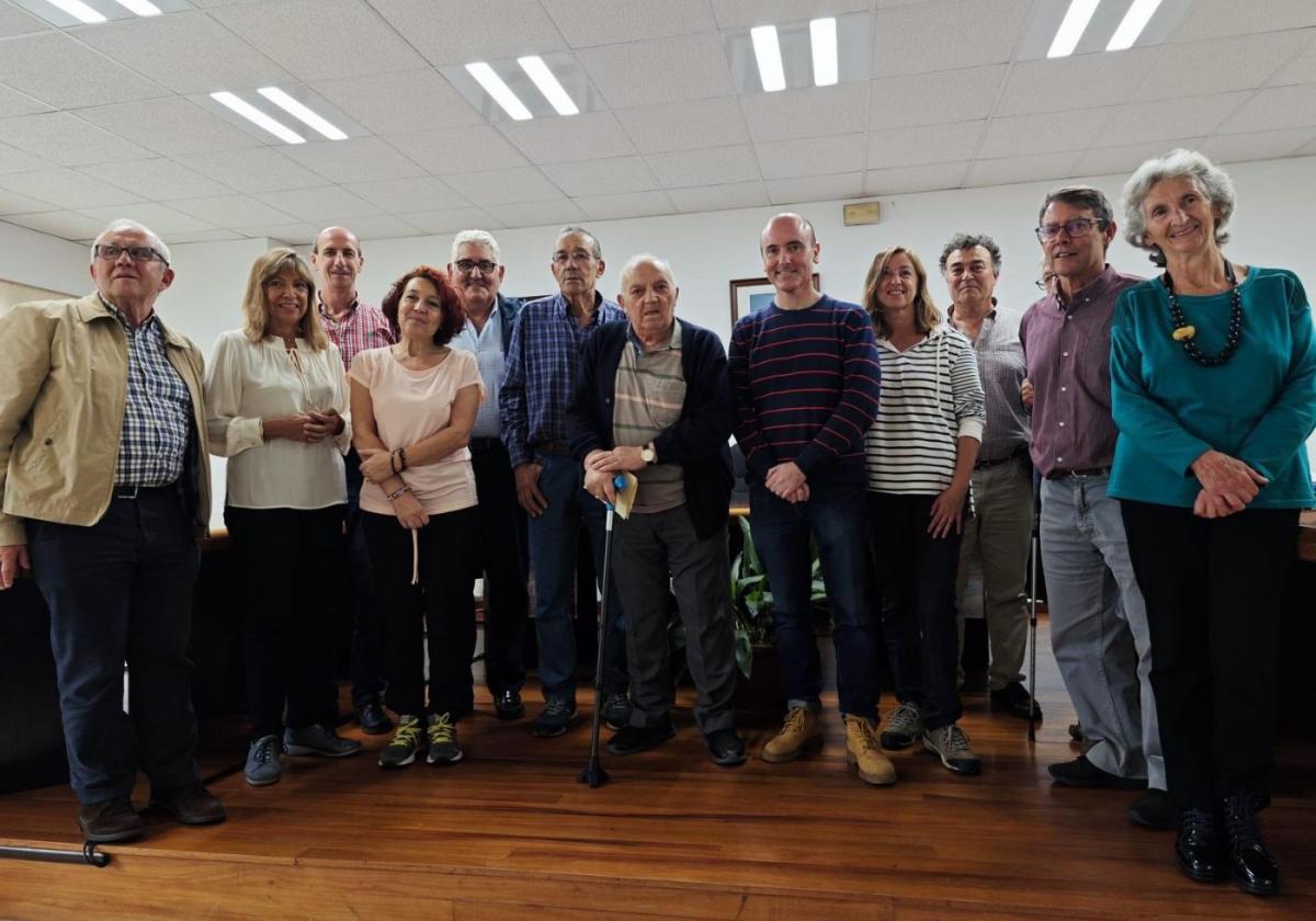 Miembros de los colectivos vinculados al Camino.