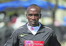 El atleta keniano Eliud Kipchoge.