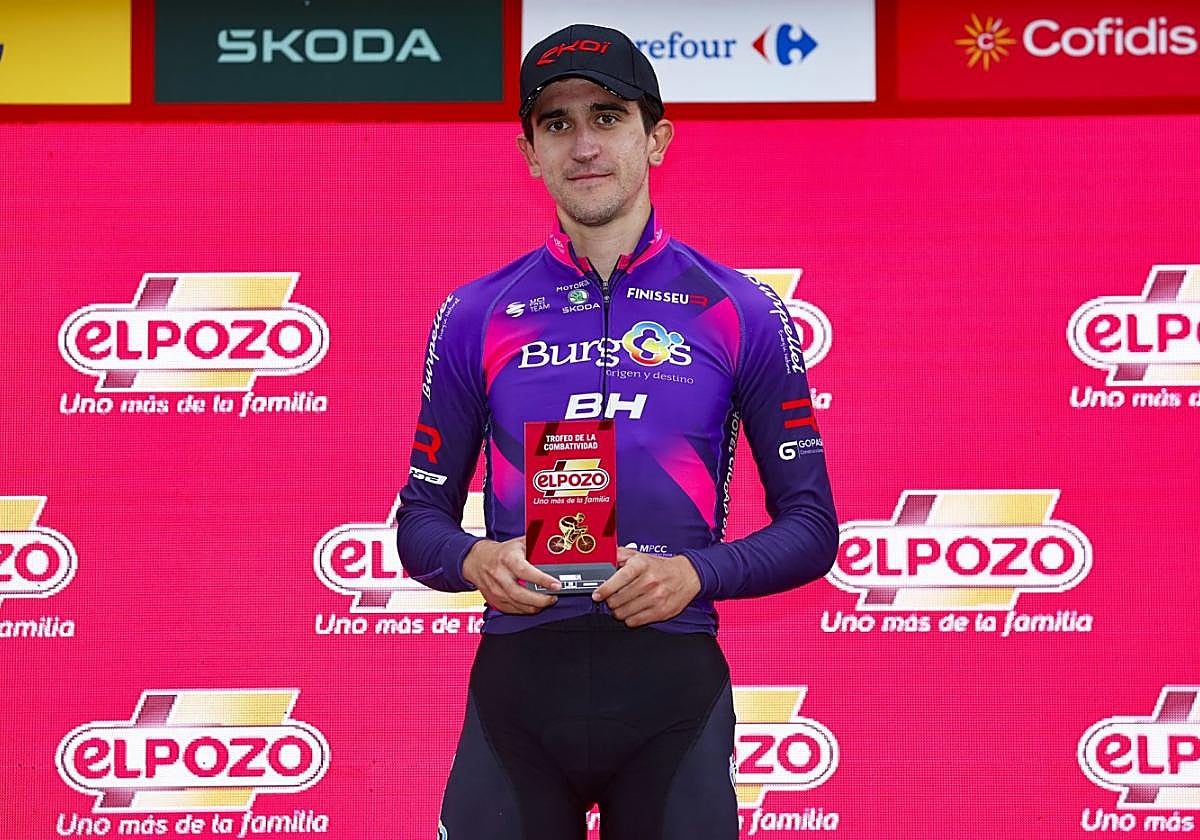 Pelayo Sánchez Mayo, durante la pasada Vuelta a España.