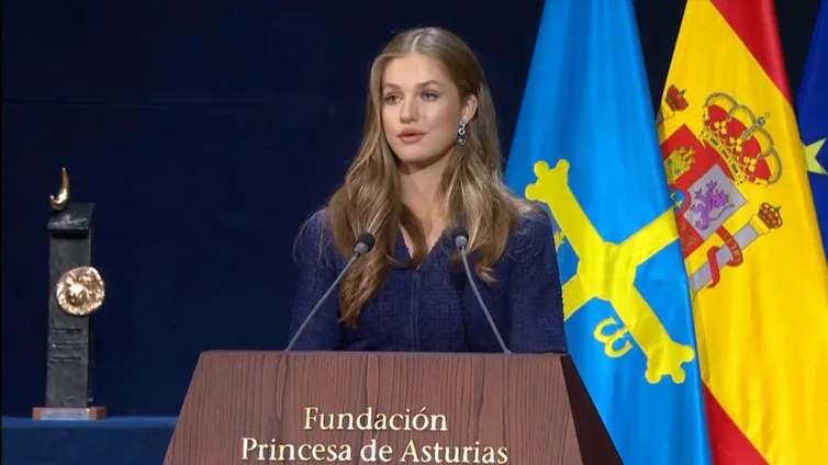 Discurso de la Princesa Leonor en la Gala de los Premios Princesa de Asturias 2023