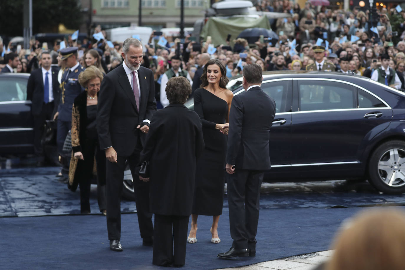 La alfombra azul de los Premios Princesa de Asturias, en imágenes