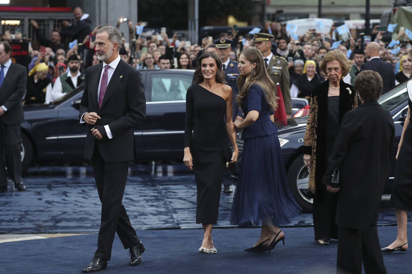 La alfombra azul de los Premios Princesa de Asturias, en imágenes