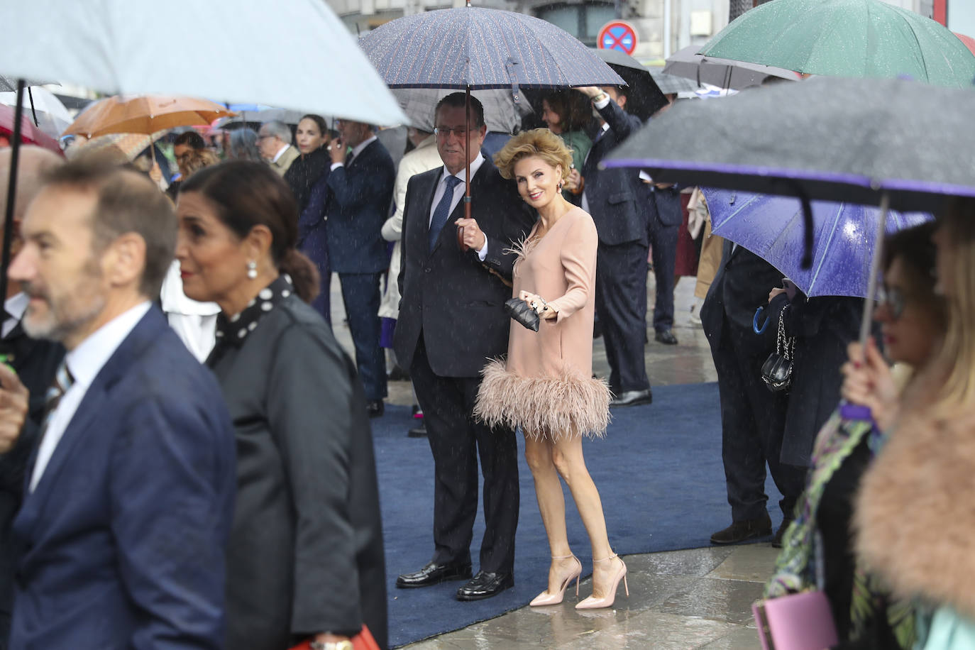 La alfombra azul de los Premios Princesa de Asturias, en imágenes