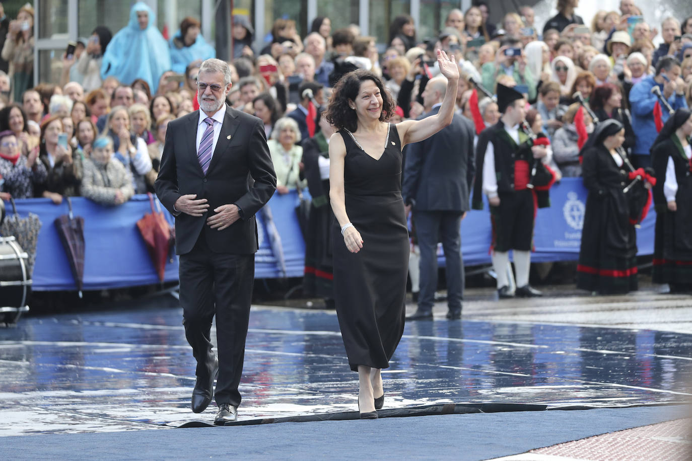 La alfombra azul de los Premios Princesa de Asturias, en imágenes