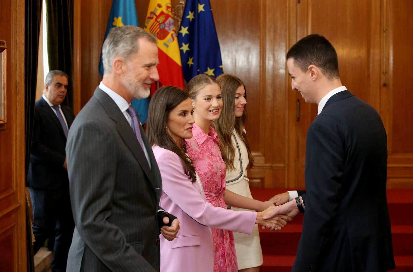 Así ha sido la recepción de la Familia Real en el Reconquista