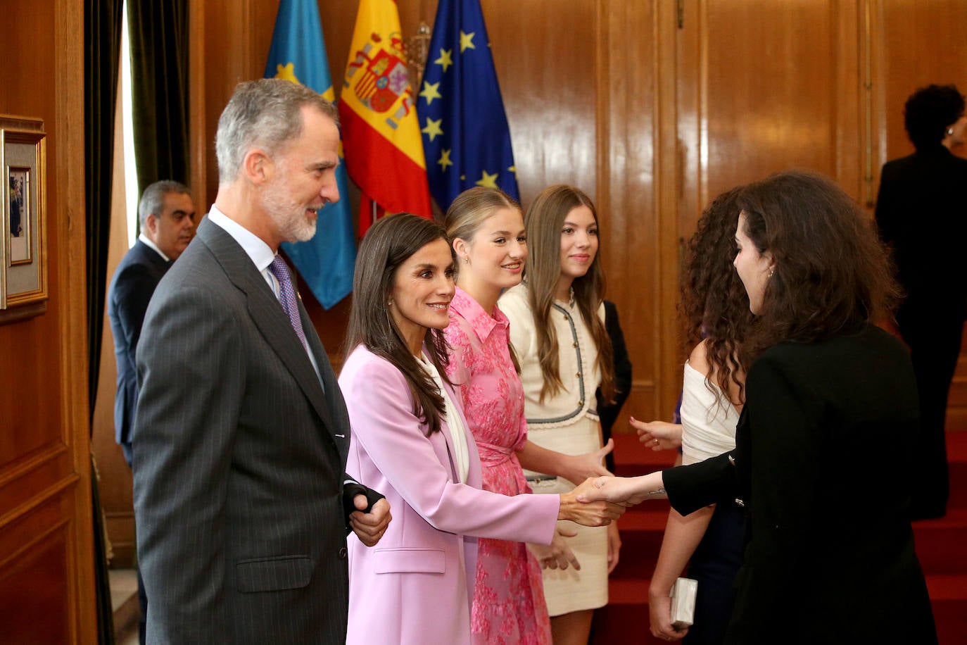 Así ha sido la recepción de la Familia Real en el Reconquista