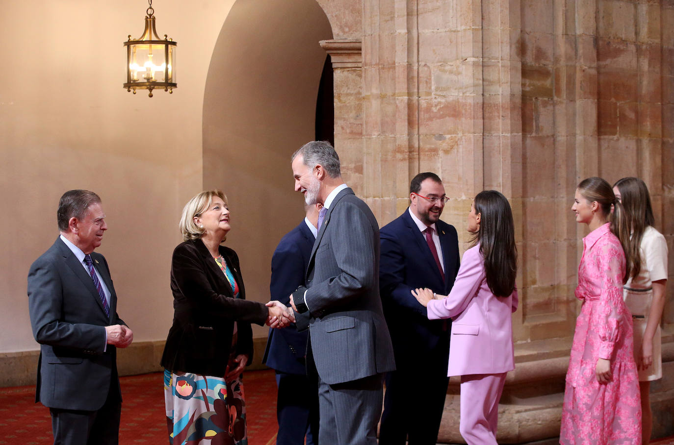 Así ha sido la recepción de la Familia Real en el Reconquista