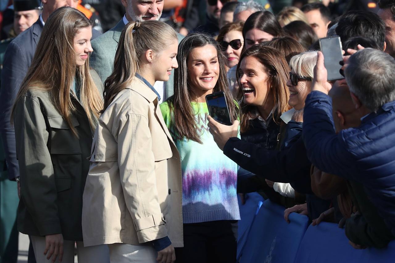 La Familia Real, en Arroes, Peón y Candanal para la entrega del Premio a Pueblo Ejemplar 2023