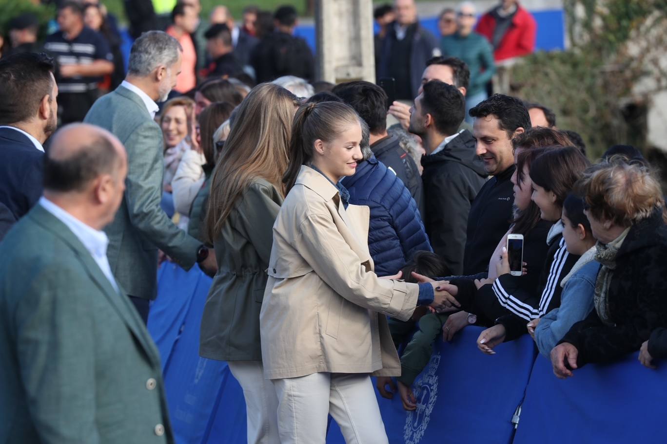 La Familia Real, en Arroes, Peón y Candanal para la entrega del Premio a Pueblo Ejemplar 2023