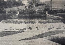 La presencia de lodos siderúrgicos evidenciaban la polución existente en 1973.