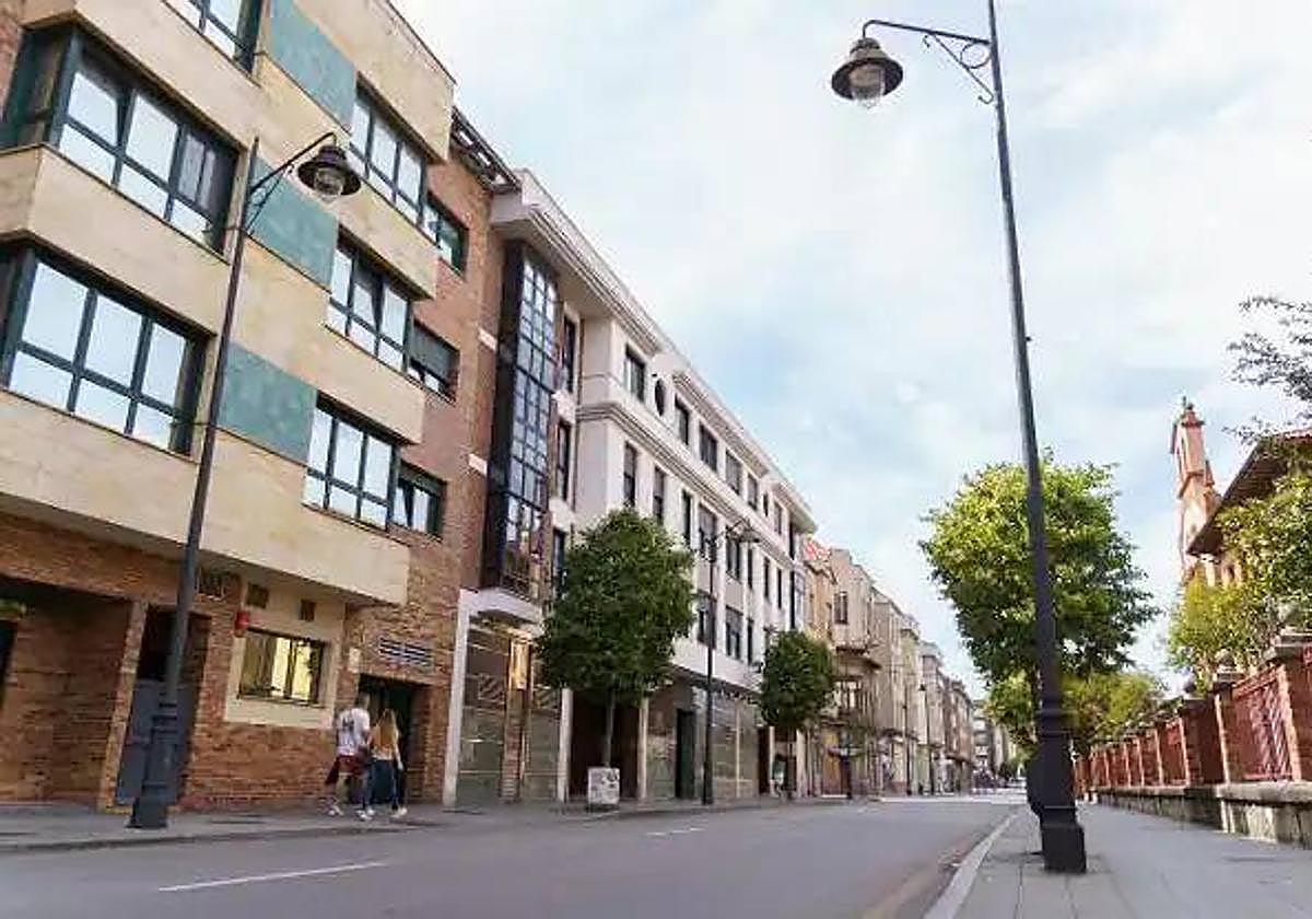 La calle Mariano Pola, donde se produjo la agresión.