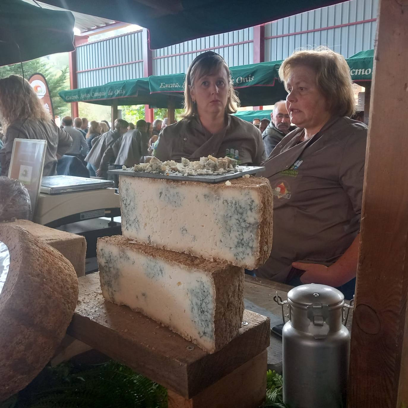 Más de 2.000 kilos de queso en la feria del Gamonéu de Benia