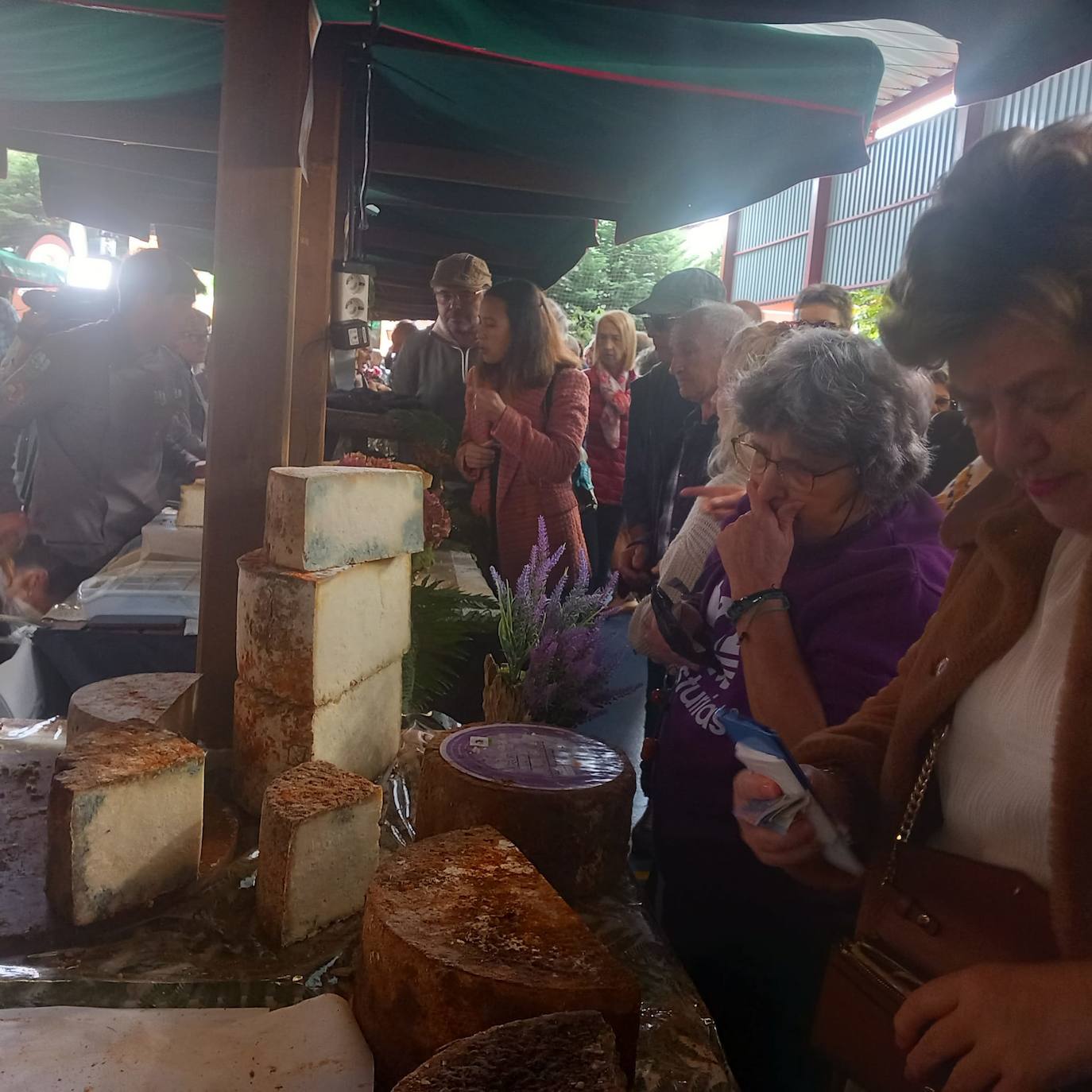 Más de 2.000 kilos de queso en la feria del Gamonéu de Benia