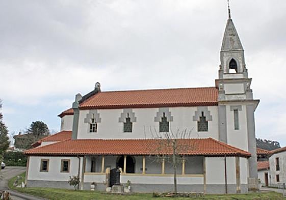 Iglesia de Santa María Magdalena, en la parroquia de Villafría.