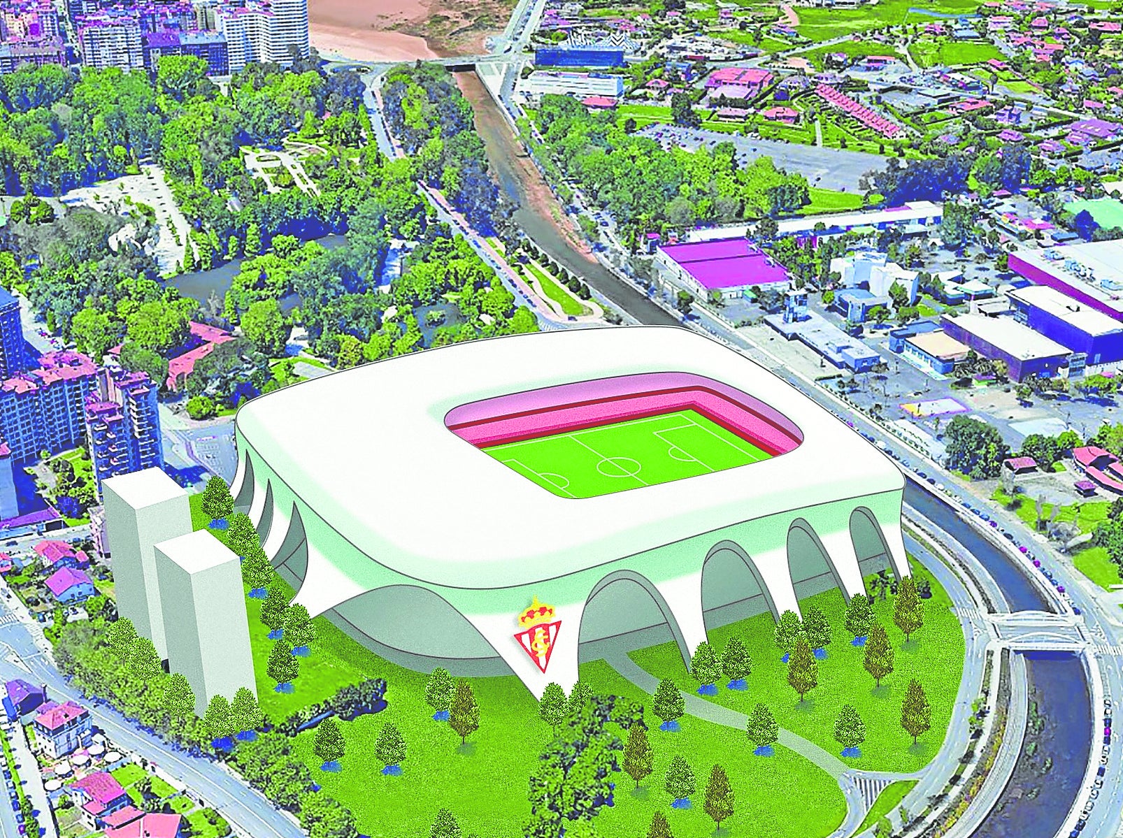 La construcción de un nuevo estadio en la misma ubicación no precisa modificar el PGO