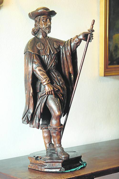 Escultura de SanRoque Peregrino.